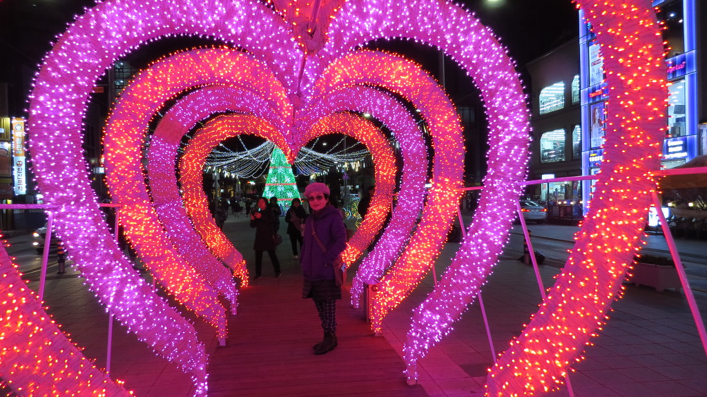 2018년 12월26일 밤 해운대 빛축제입니다. 